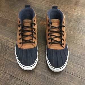 Men’s Vans- Brown Suede & Navy